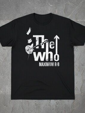 The Who Maximum R&B Vintage Band T-Shirt, Classic Rock Graphic Tee, British Rock